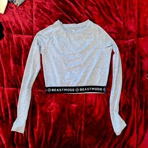 BeastMode Cropped Workout Top